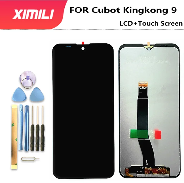 6,58 "nowy testowany wyświetlacz LCD dla Cubot KingKong 9 KINGKONG AX wyświetlacz LCD ekran dotykowy wymiana Digitizer zgromadzenie King kong 9