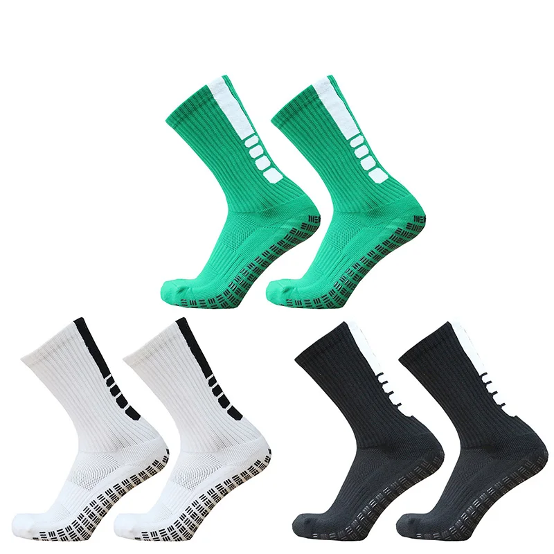 

New Sports Football Socks Men Women Silicone Anti Slip Grip Soccer Socks calcetas antideslizantes de futbol