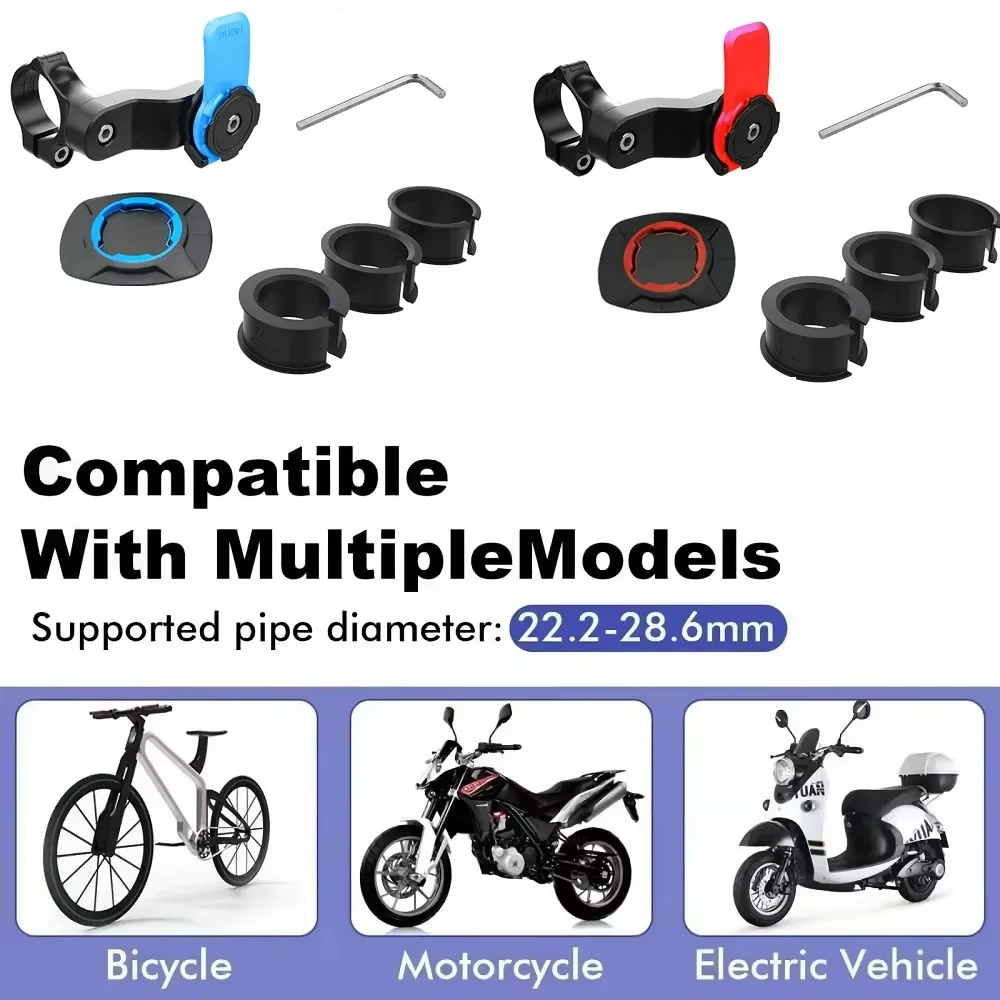 Adjustable Phone Bracket Security Lock Or Patch For Bike Mobile Hold Motorcycle Scooter Handlebar Mirror Holder Mount Stand