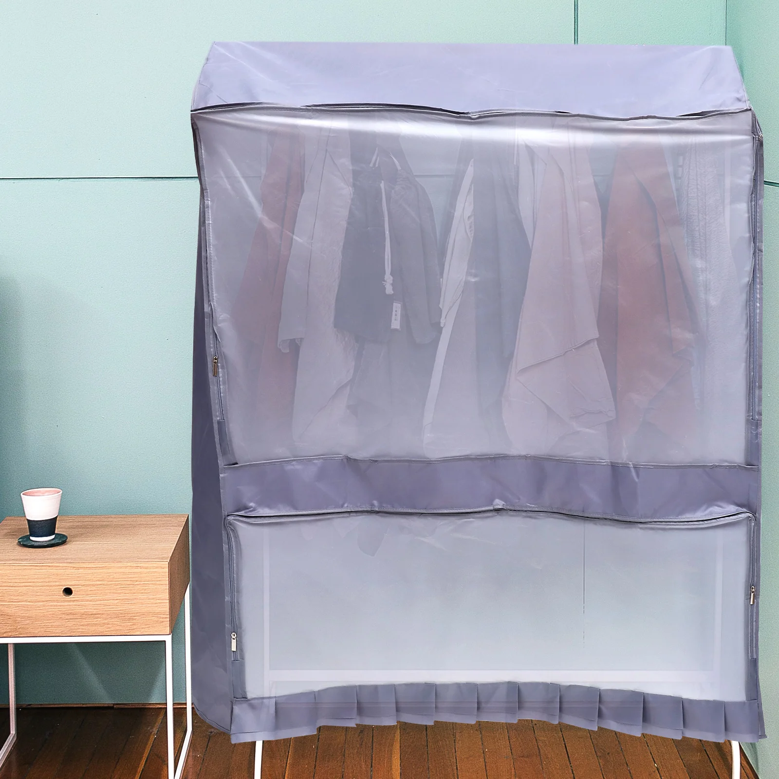 

Dust Cover Oxford Clothing Rack Hanging Garment Suit Bag Sofa Clothes Moisture Waterproof