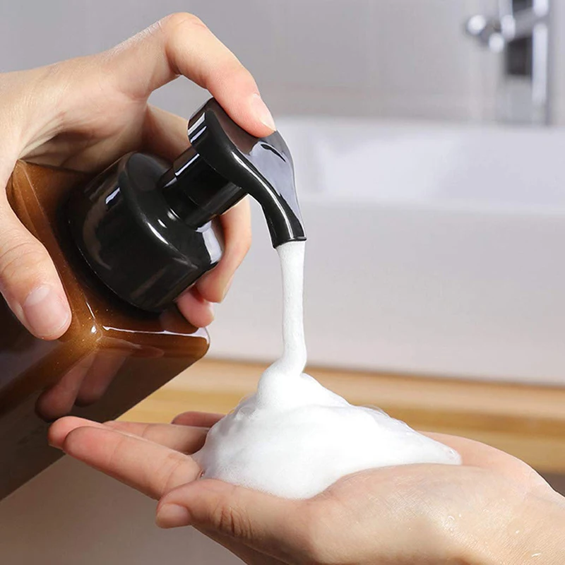 450ML Foaming Soap Dispenser Refillable Shampoo Shower Gel Body Wash Hand Soap Foam Bottle Travel Storage Bottle