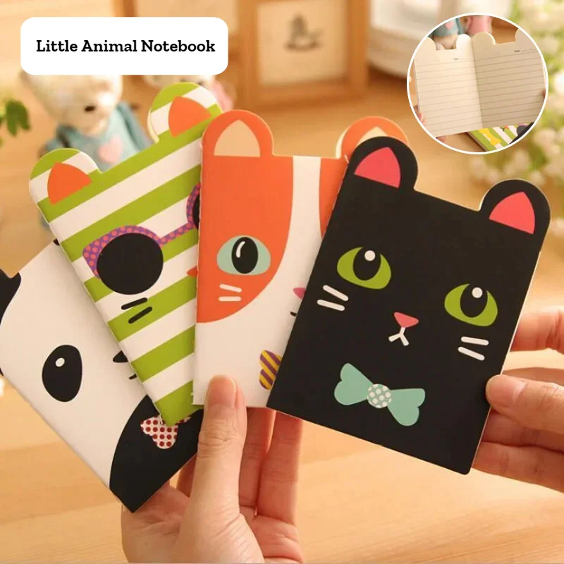 1pcs Cartoon Cute Small Book Mini Pocket Notebook Portable Diary Note Children's Small Prize Booklet 16 Sheets