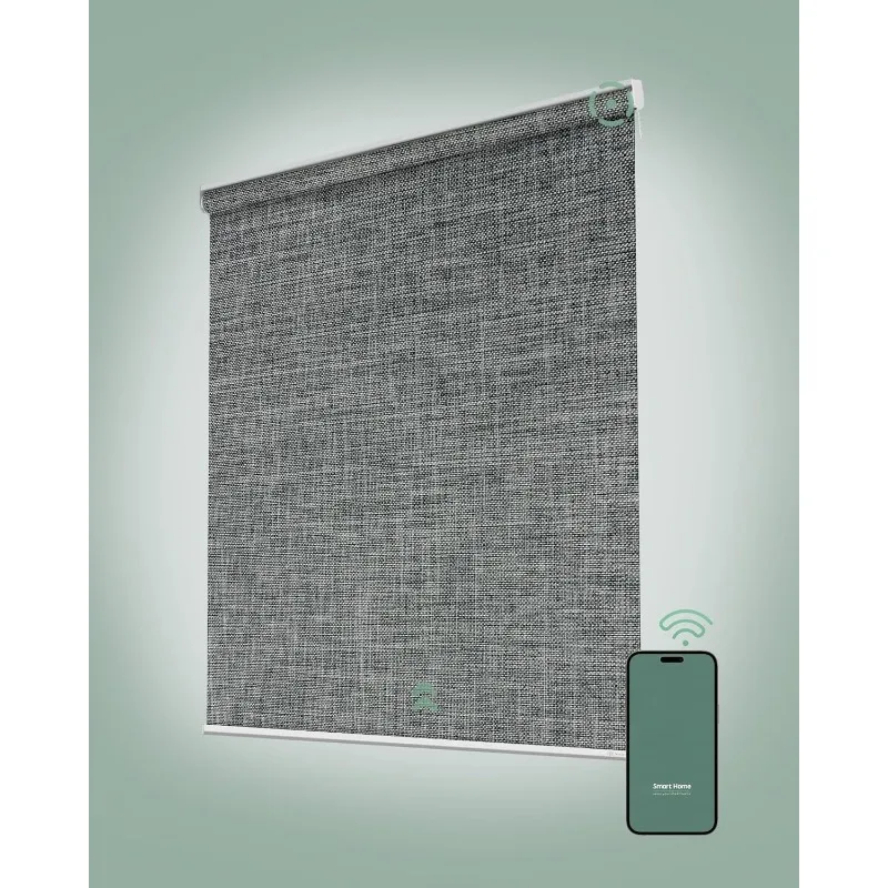 

Motorized Blinds, Blackout Motorized Roller Shades for Indoor Windows, Cordless Automatic Shades Roller Window Blinds App