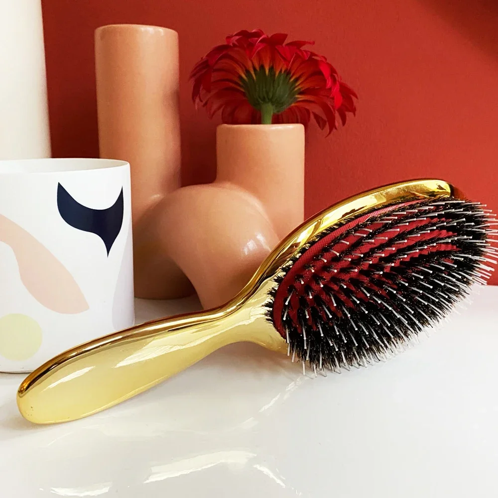 Hair Scalp Massage Comb Boar Bristle Detangling Hair Brush Curly Comb Scalp Massager Women\'s Hair Brush Styling Tools