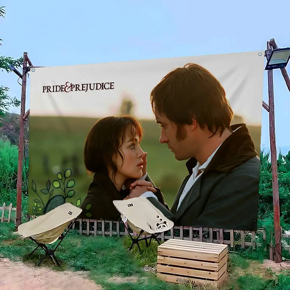 Classic Romance Movie Pride Prejudice Printed Large Flag Art Science Fiction Room Home Decor Decor Banner