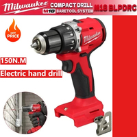 18V Milwaukee Small Electric Drill 150N.m brushless Cordless Impact Drill of Decoration Team Uses M18 For Milwaukee Power Tool