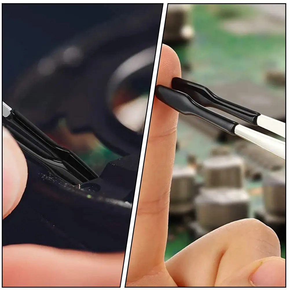 Stamp Tweezers Anti Static Stainless Steel Long Precision Tongs for Stamp Collecting and Handling - view 2
