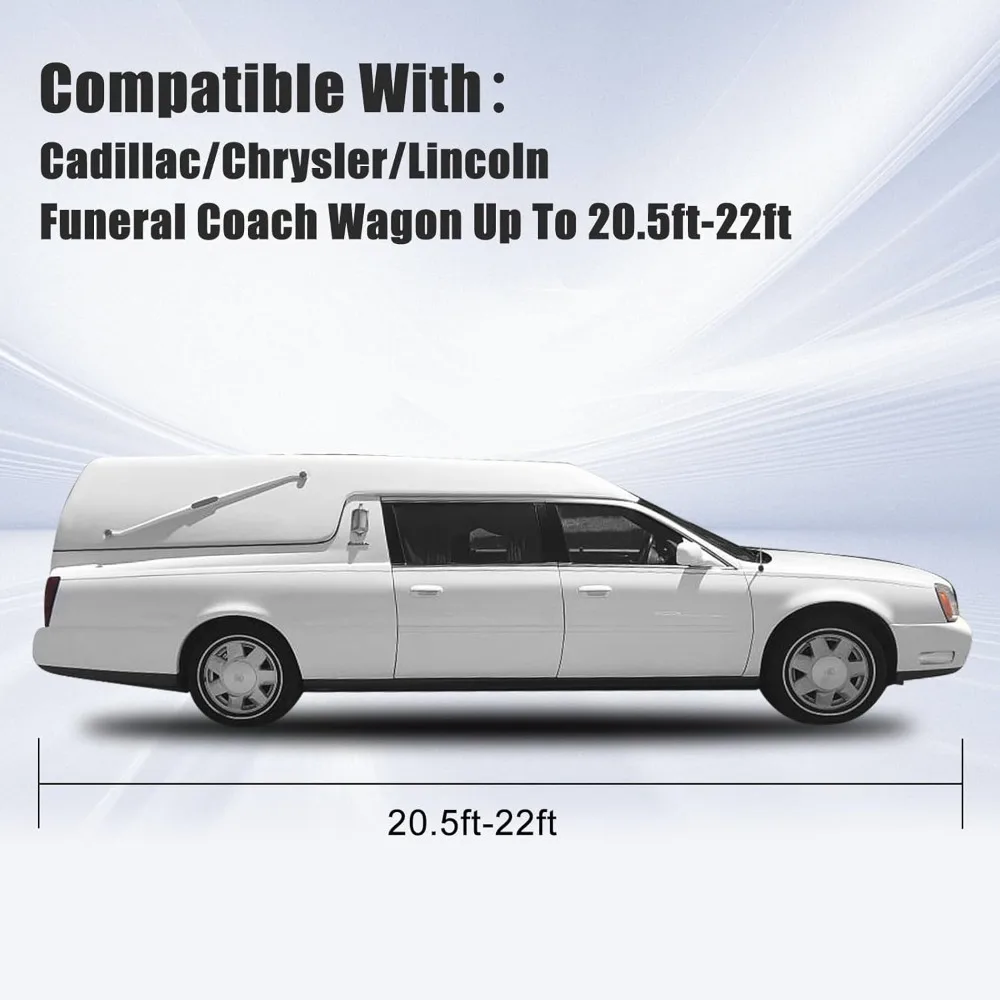 غطاء سيارة مقاوم للماء لجميع الأحوال الجوية لعربة الرسوع/المدرب الكبيرة، حماية متينة 300D #3