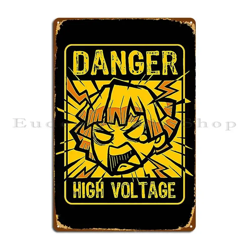 High Voltage Kendrickaerin Metal Sign Garage Iron Club Home Wall Plaque Tin Sign Poster