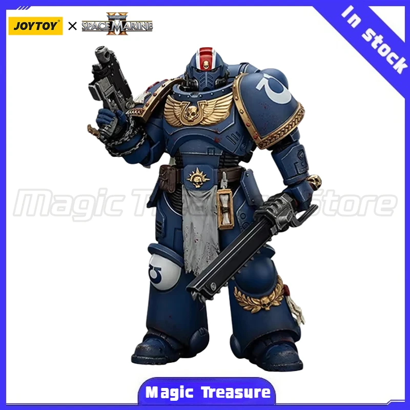 

【MT】JOYTOY 1/18 Фигурка Warhammer 40K Ultramarines Lieutenant Titus-Collectors Edition Аниме Модель Игрушки Подарок