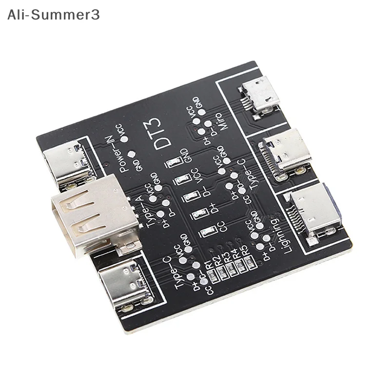 DT3 Data Cable Detection Board USB Cable Tester For Type-C Micro USB C Short Circuit On-Off Switching Diagnose Test Board Tool