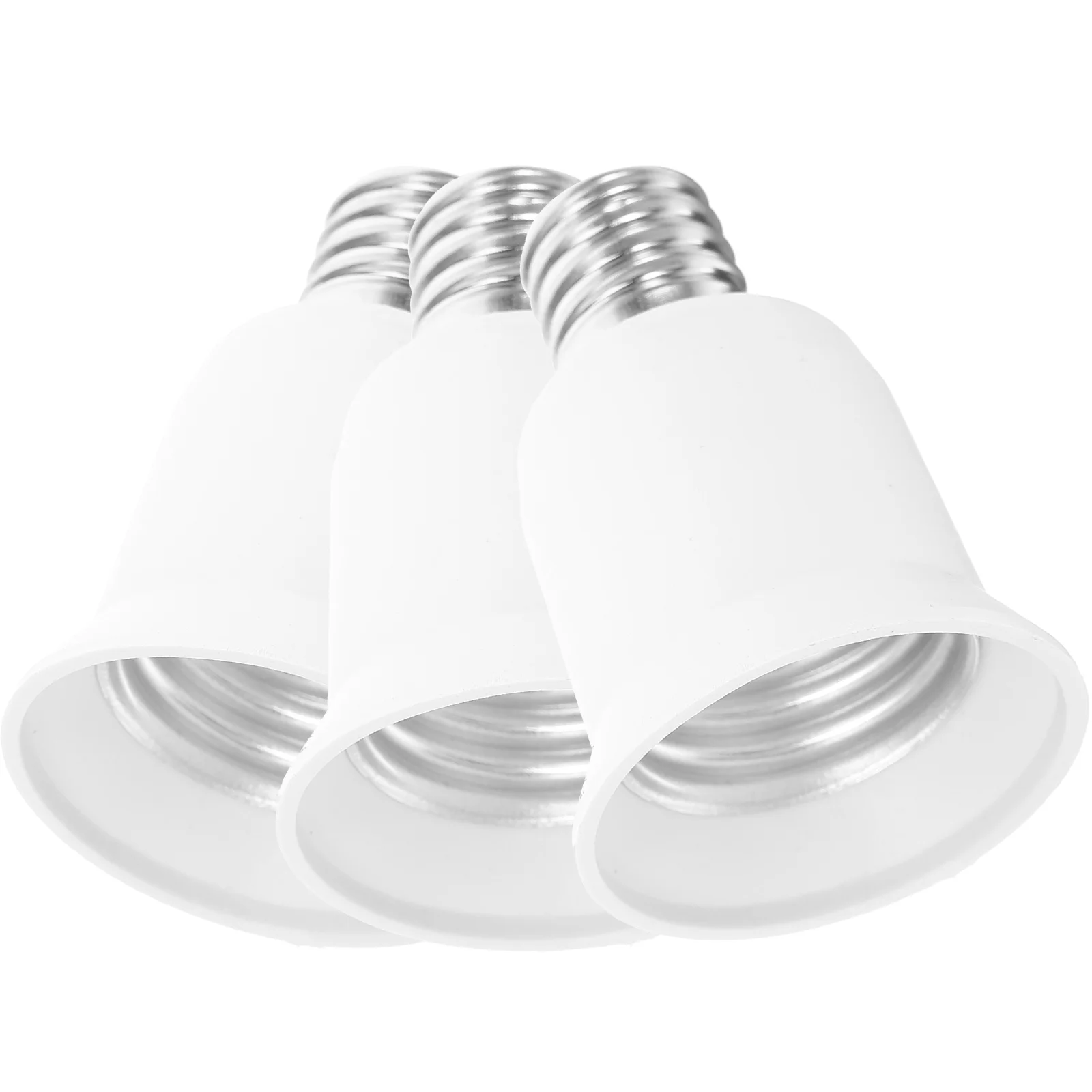 3 Pcs Conversion Lamp Holder Light Bulb Changer Converter Socket Replacement Kit Adapter Pbt E17 to E26