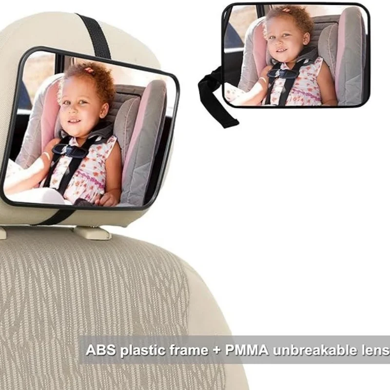 Baby Car Mirror Ear style ,  for Car Seat Forward Facing Mirrors for Infant, Carseat Back Seat Backseat Child Rearvi