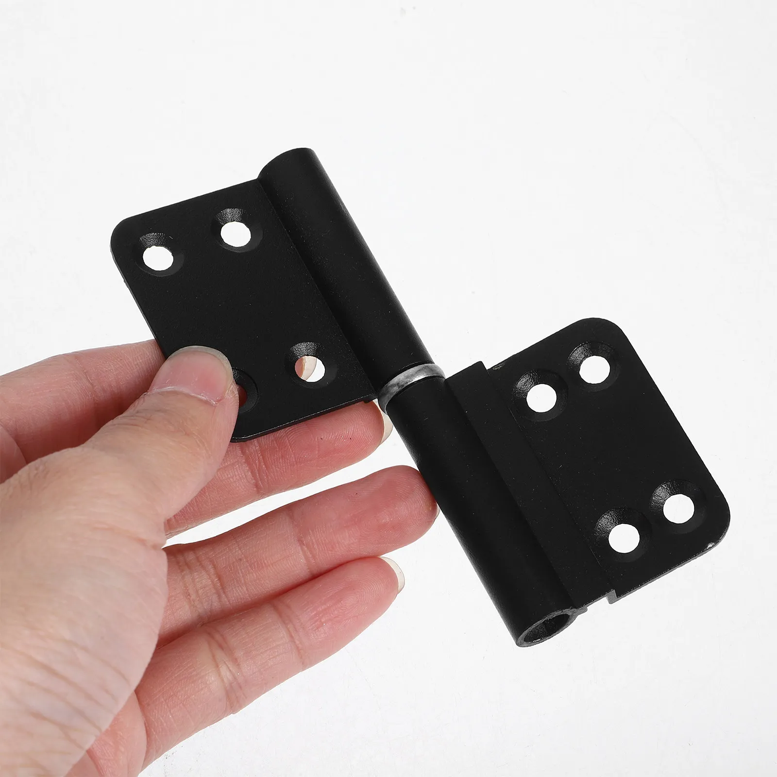 1Set Detachable Bathroom Door Hinges Aluminum Alloy Lift Off Hinges Heavy Duty Removable for Humid Environments Interior Doors