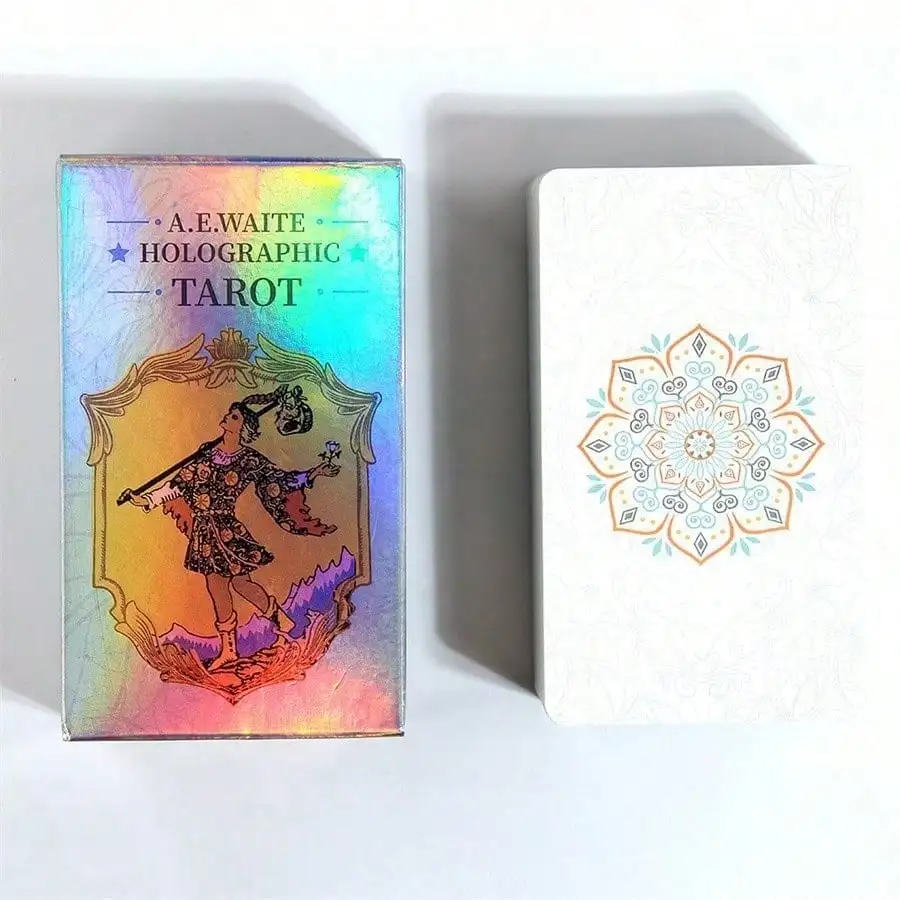 

Holographic Tarot Cards Fortune Telling Game Card Party Game Tarot Divination Tools