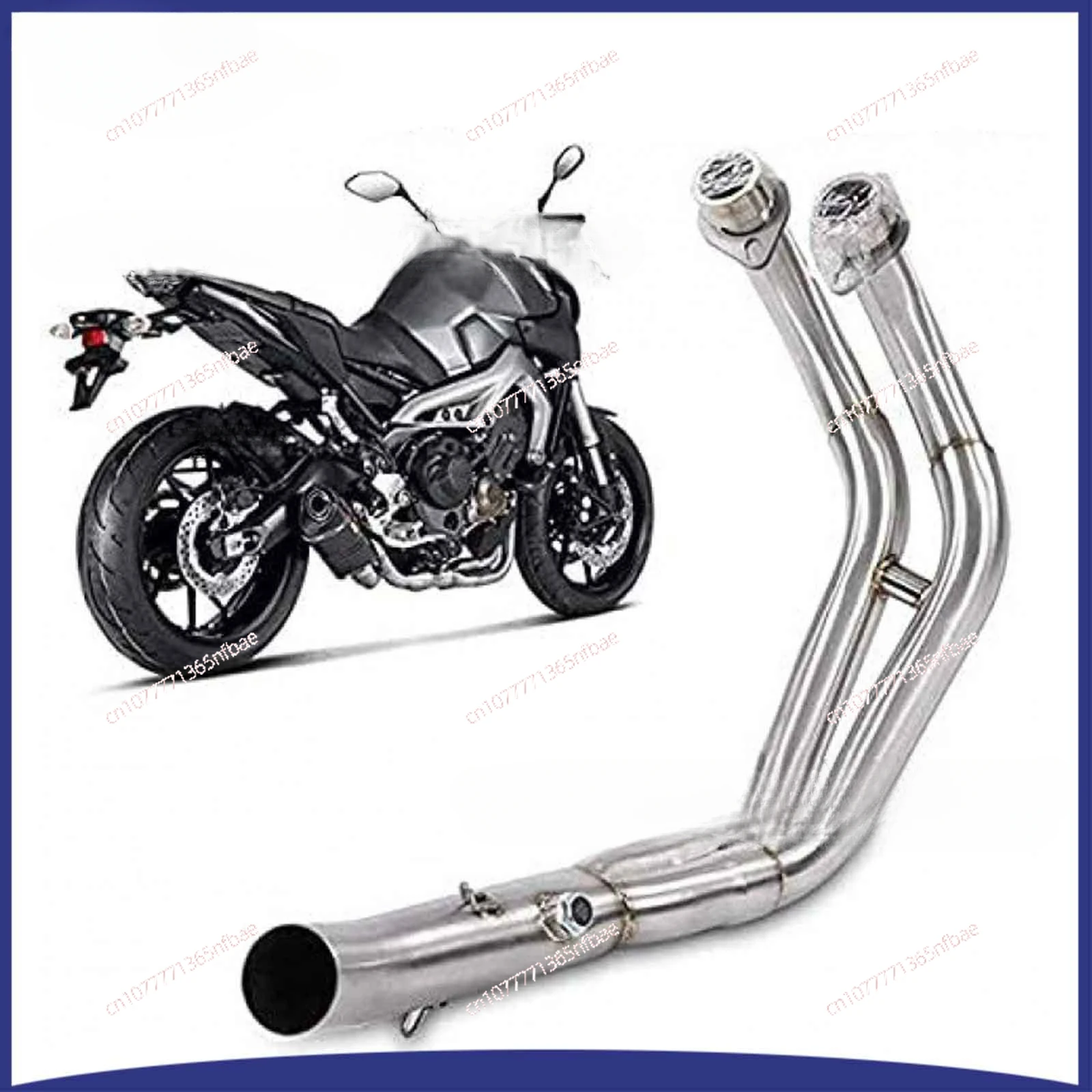 MT07 Muffler Full Exhaust System Pipe Middle Pipe Sliding Sleeve