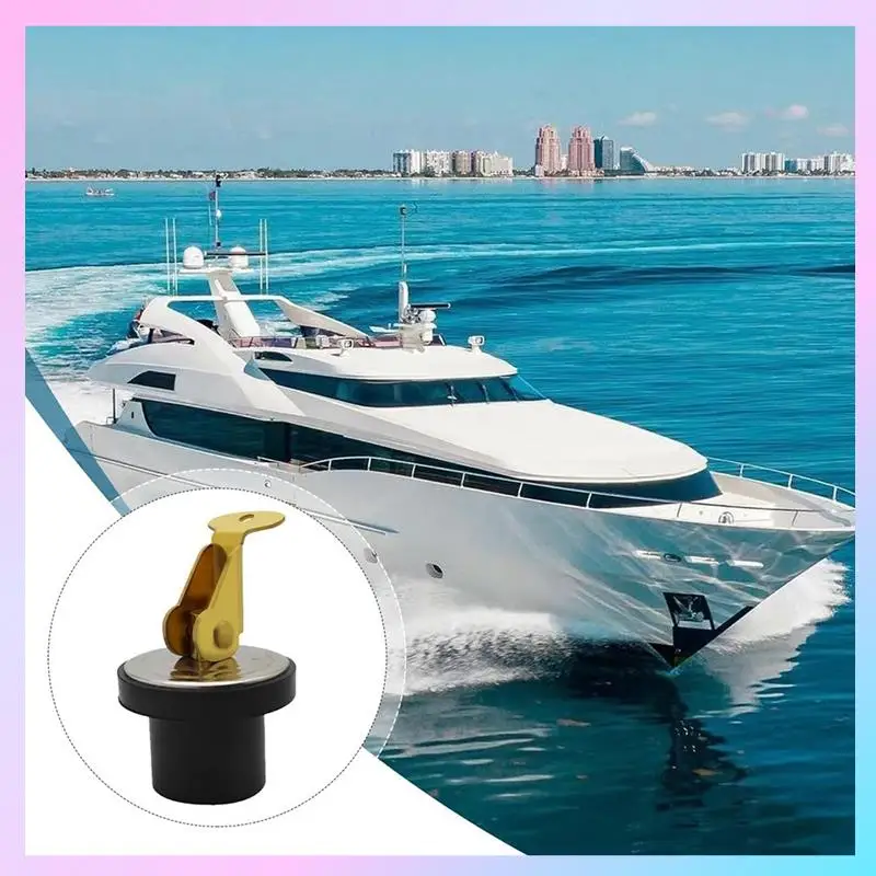 

N85R-Морские сливные пробки для лодок Сливная пробка с защелкивающейся ручкой для лодок Латунная сливная пробка для лодок Сантехнические фитинги