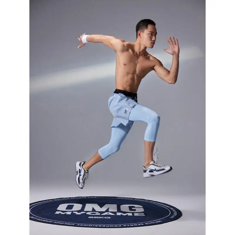 DROZENO Shorts Lightweight Sports Men's Pants Fitness Single-layer Running Pants