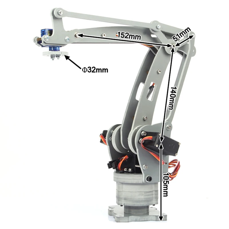 Industrial robot model four-axis palletizing manipulator model CNC 4 degrees of freedom teaching aid robot DIY