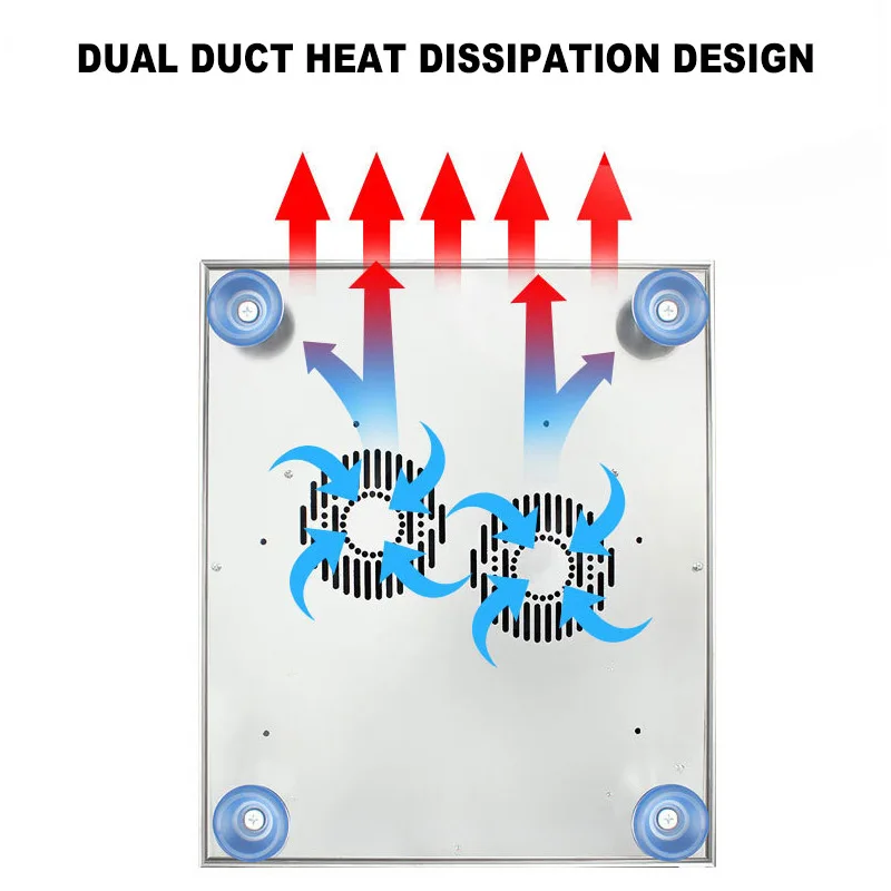 5000 واط طباخ التعريفي التجاري مقعر عالية الطاقة اثارة فراي فندق مقصف فندق سطح المكتب موقد القلي الكهربائي