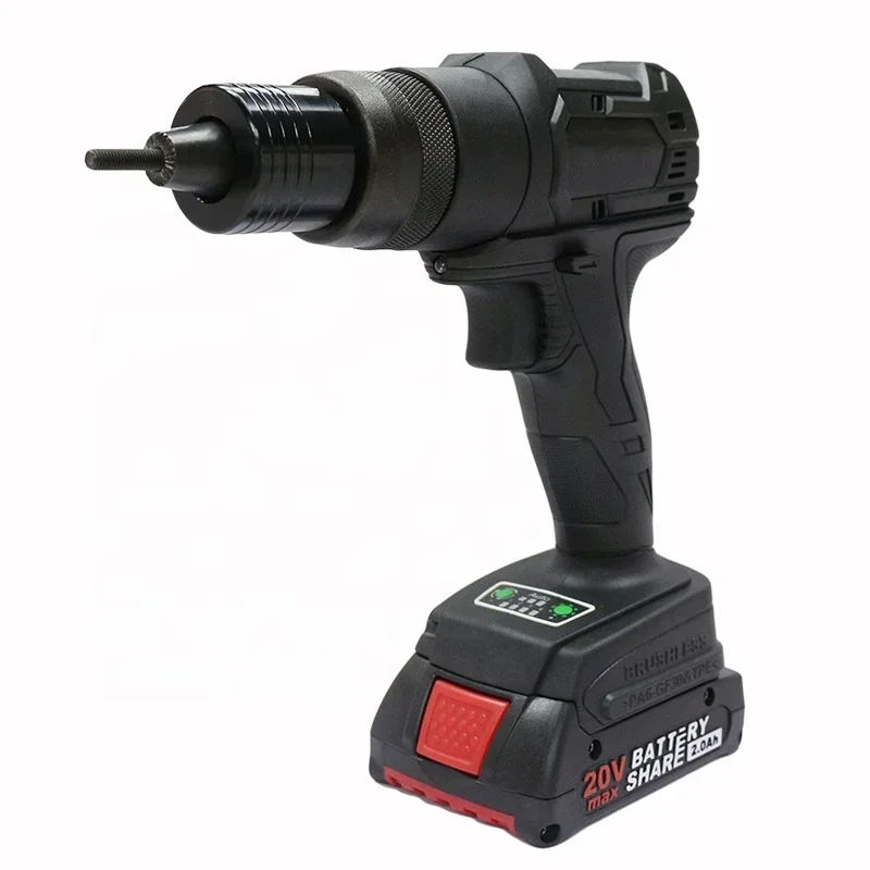 New 802k lithiumbatter battery cordless rivet nut electric rivenut tool