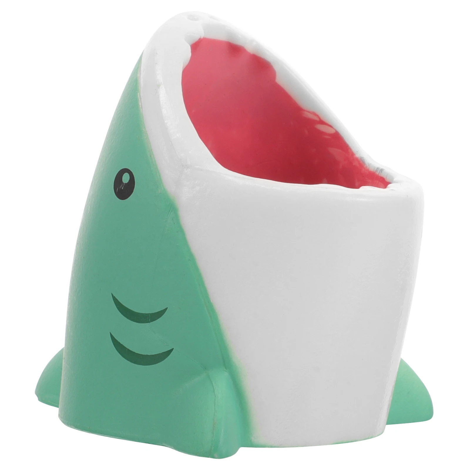 

Shark Decor Resin Fish Tank Landscaping Decoration with Stable Bottom Aquarium Ornament for Small Fish Interaction