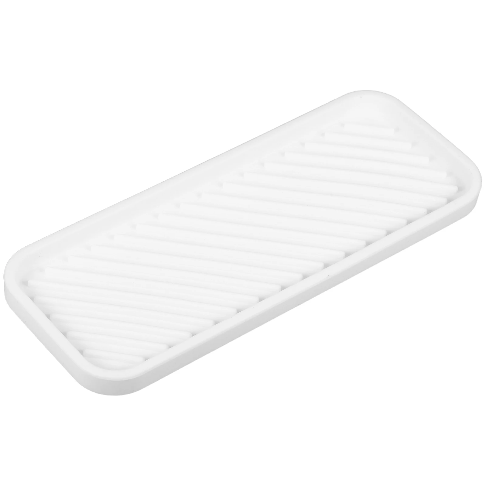 

Silicone Drain Tray Soap ganizer Bathroom Cup Holder Travel Shower Mat Non Slip Kitchen Small Dish Multifunctional Design