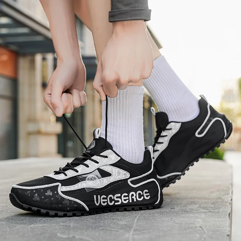 Spring Hot Selling New Men'S Sports Shoes Fashionable Color Blocking Breathable Lightweight Suitable For Daily Wear Casual Shoes