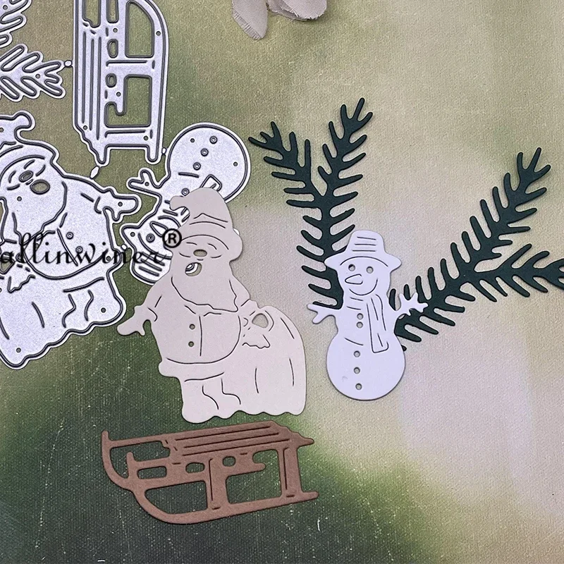 New Santa Claus Christmas DIY Craft Metal Cutting Die Scrapbook Embossed Paper Card Album Craft Template Stencil Dies