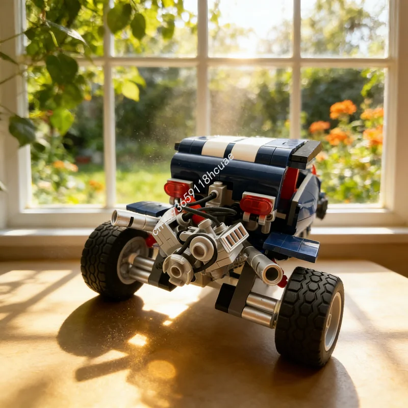 

Набор строительных блоков MOC Icons «Дюн-багги», 514 деталей, конструктор, рождественский подарок, игрушка для сборки, DIY, креативная идея, развивающий конструктор