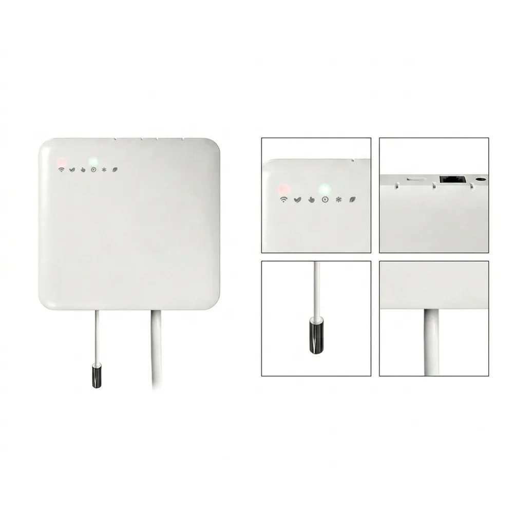 For Daily Routine Heating White Smart Thermostat Remote Controlled Heating Controller Wifi Temperature Controller
