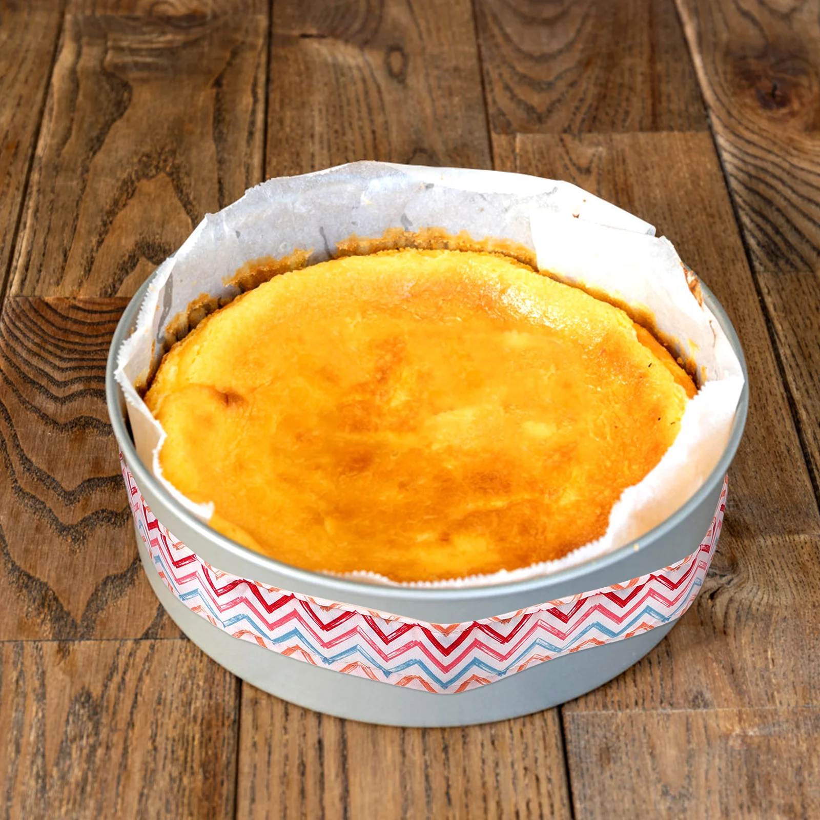 

2pcs Pan Strips Reusable Fabric Cake Protection Strips Anti-Deformation Baking Bands For Kitchen Tools Baking