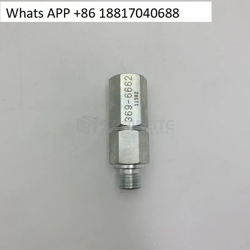 HOT  SELLER Excavator Parts 369-6662 For E330D 336D 320C Common Rail Pressure Relief Regulator 3696662