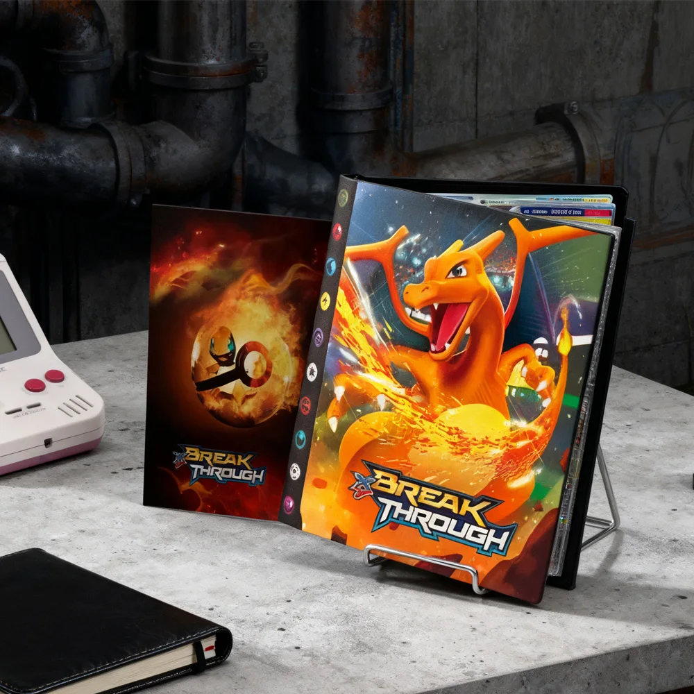 240 Pz Album Carte Pokemon Album Libro Del Fumetto Anime Charizard Carta Da Gioco VMAX GX EX Titolare Collezione Cartella Del Capretto Giocattolo Fresco Regalo