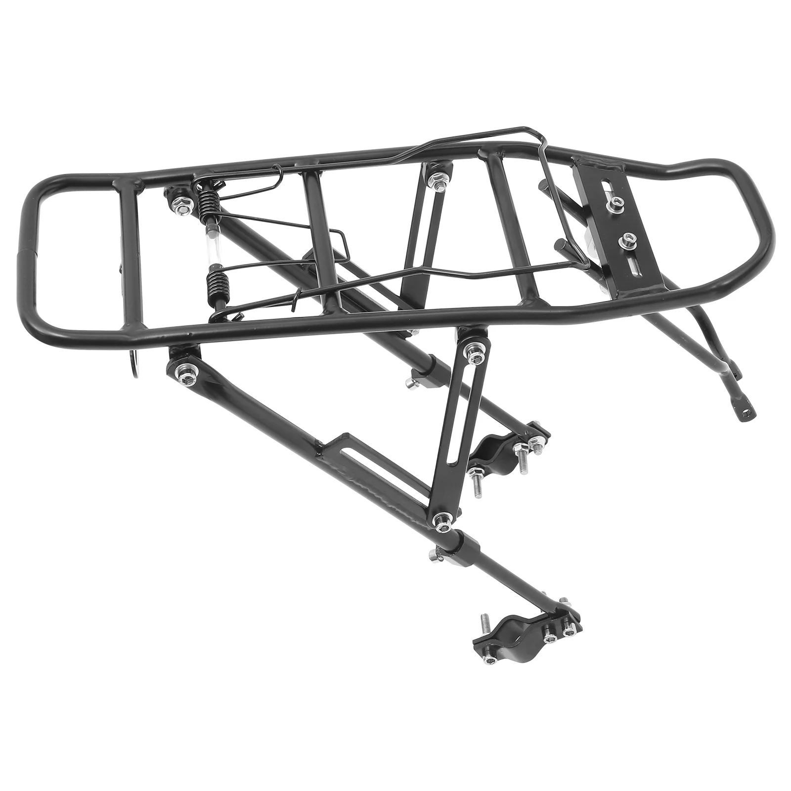 Porte-bagages arrière en alliage d'aluminium, réglable, universel, robuste, pour cyclisme, cargo, adapté à la plupart des vélos, sacoches, sacs à dos