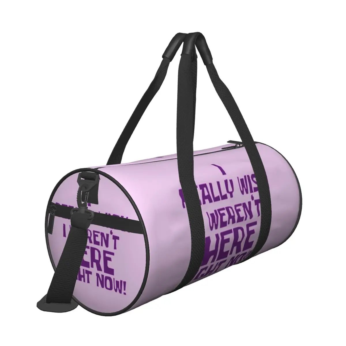 Hot Sale I Really Wish I Weren T Here Right Now Button Travel bag Holiday Getaway Car Travel Bag