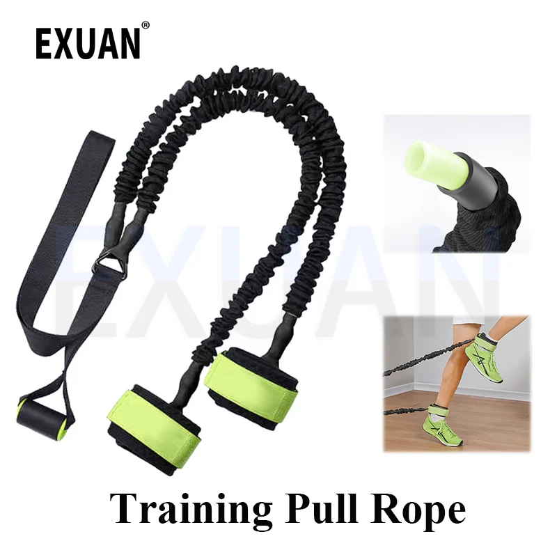 

Leg Explosive Strength Training Tension Rope Long Jump Running Jumping Trainer Spring Chest Developer Pedal Exerciser Pull Rope