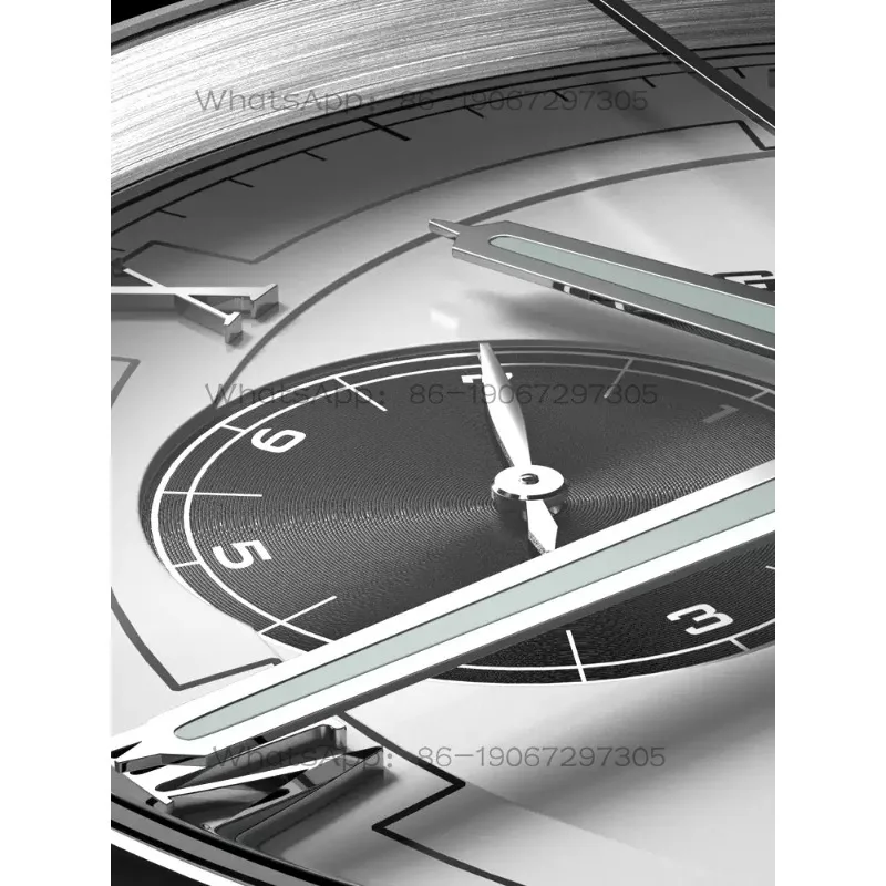 63020  Original Guochao Panda Disc Watch Men's Ultra-thin Automatic Mechanical Watch Calendar Week Waterproof Men's Watch
