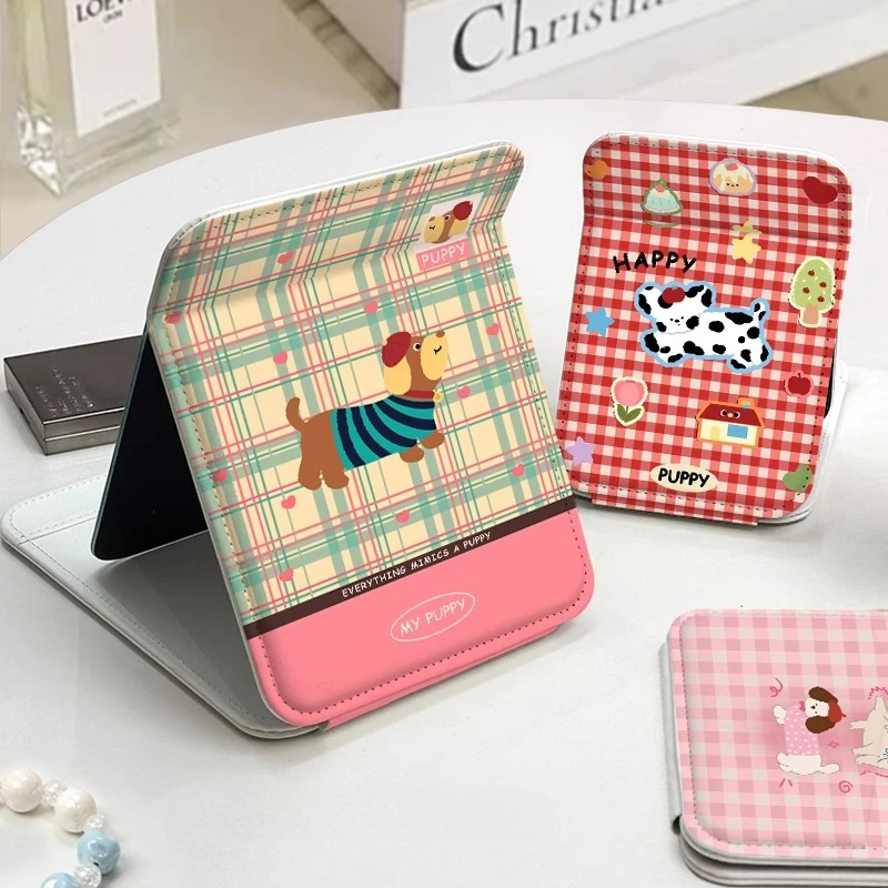

Travel Foldable Mirrors Flexible Makeup Aesthetic Standing Mirror Kawaii Macrame Espejo Maquillaje Luz House Accessories
