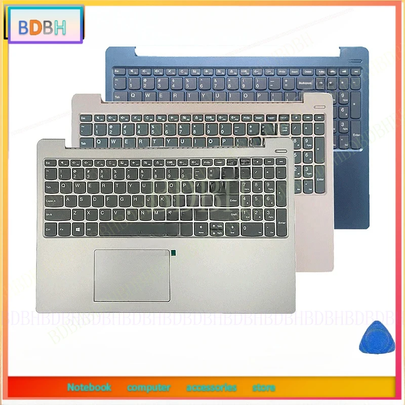 For 330S-15 7000-15IKBR 330S-15IKB AST ARR Original New US Keyboard Laptop Palmrest Upper Top Case Backlight Replacement