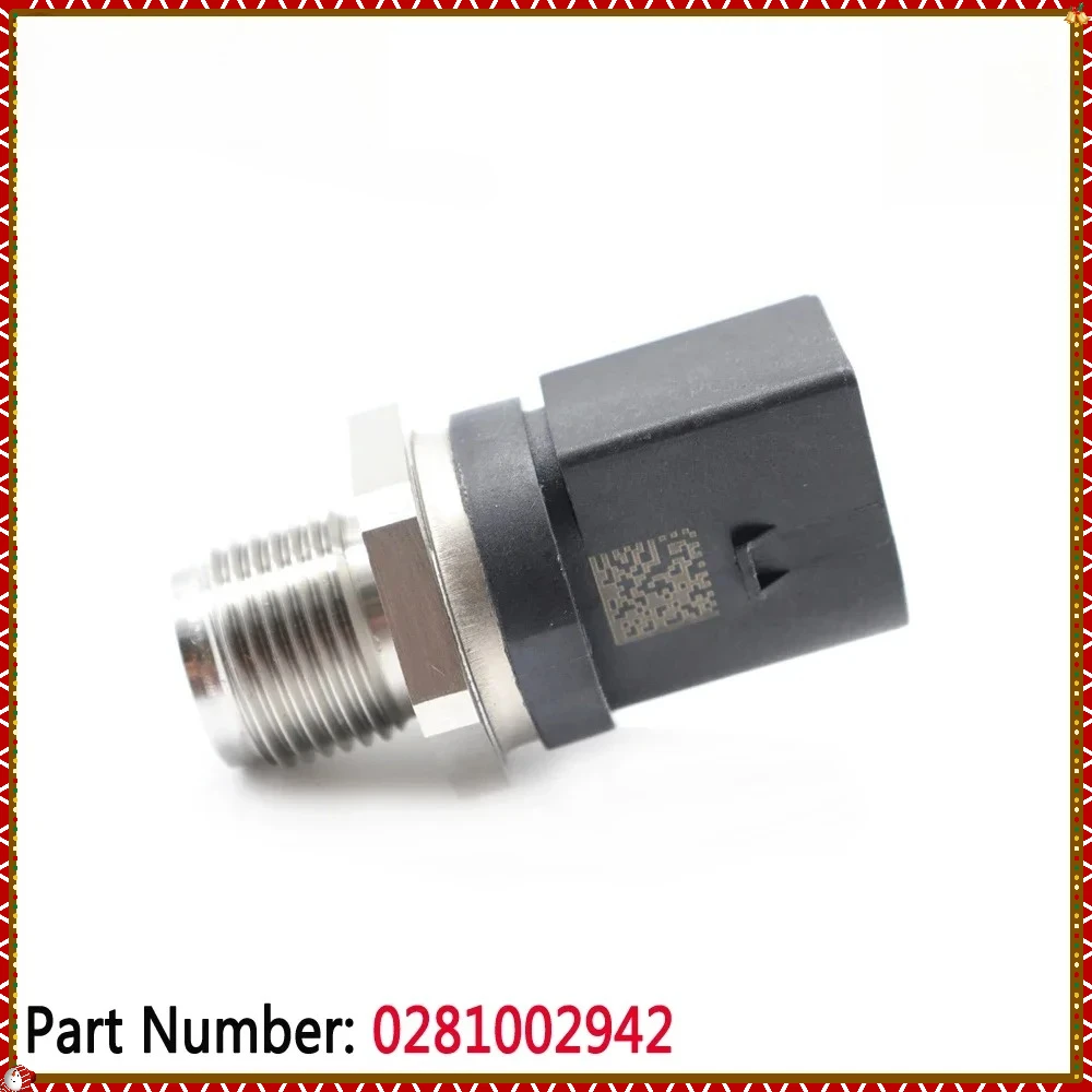 

0281002942 0281002700 Fit For Mercedes Benz Sprinter 2T 3 T 4T Vito Actros Antos Arocs Citaro W202 Car Fuel Rail Pressure Sensor