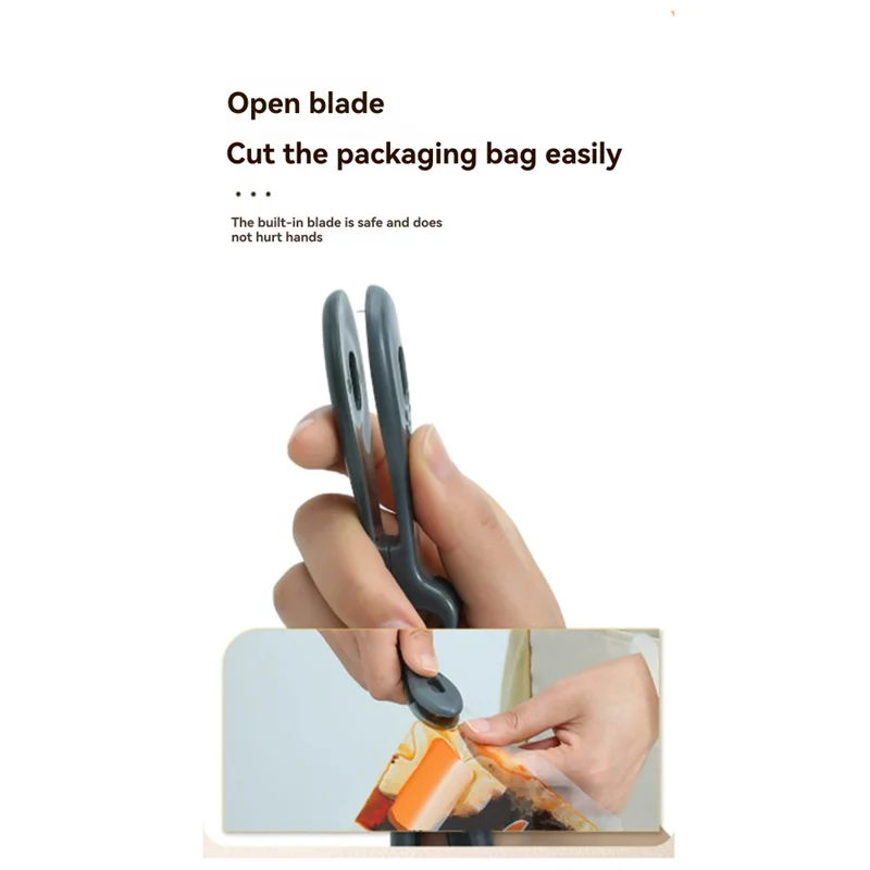 Clipe de cozinha multifuncional A69M artefato anti-escaldante e antiderrapante com abridor de saco portátil