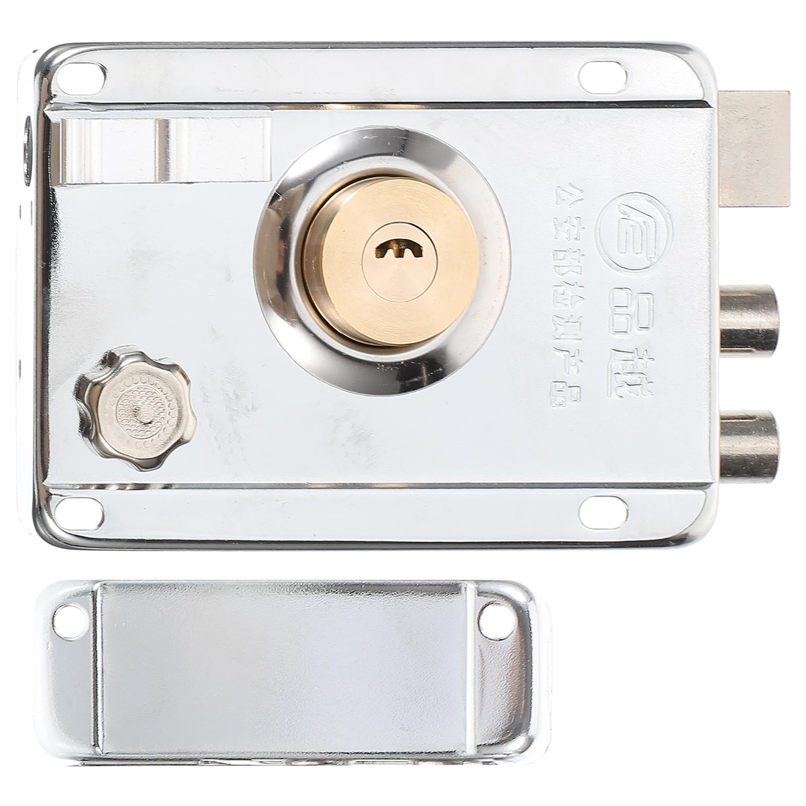 

Indoor Stainless Steel Bedroom Front Deadbolt Safe Security Left Lock For Door Open Moon Core Hardware Metal Door