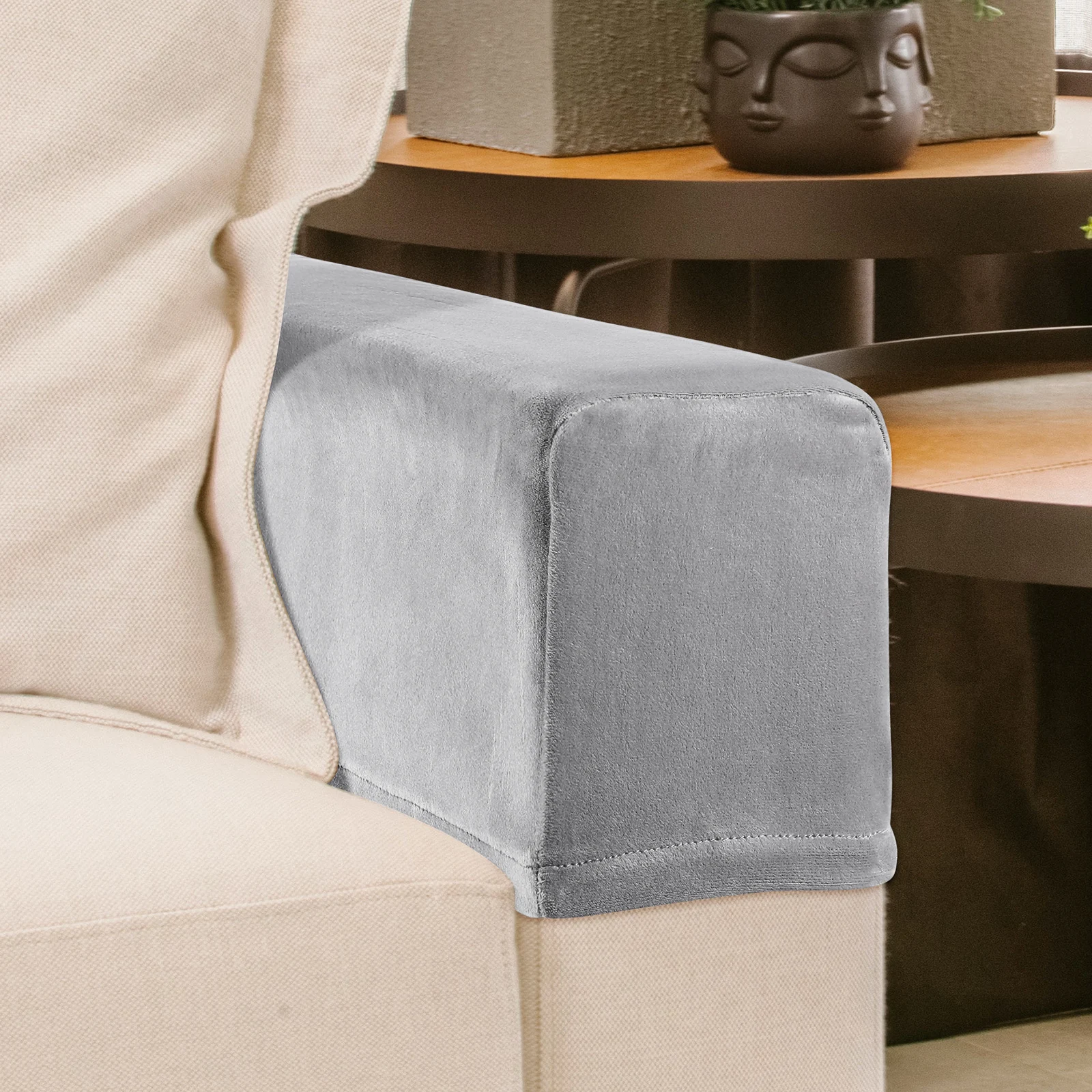 

Elastic Armrest Sofa Stretch Arm Chair Arm Protectors Protective Armrest Covers For Sofa Covers