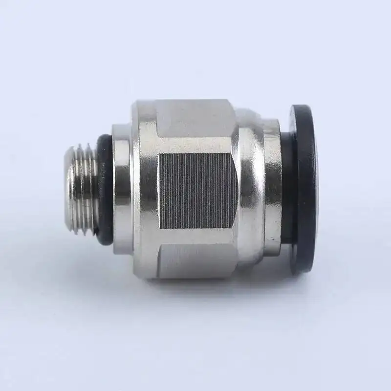 G-threaded Trachea Quick Connector PC8-G02 Straight-through Pneumatic Fittings Components Anti-trip Belt Sealing Ring