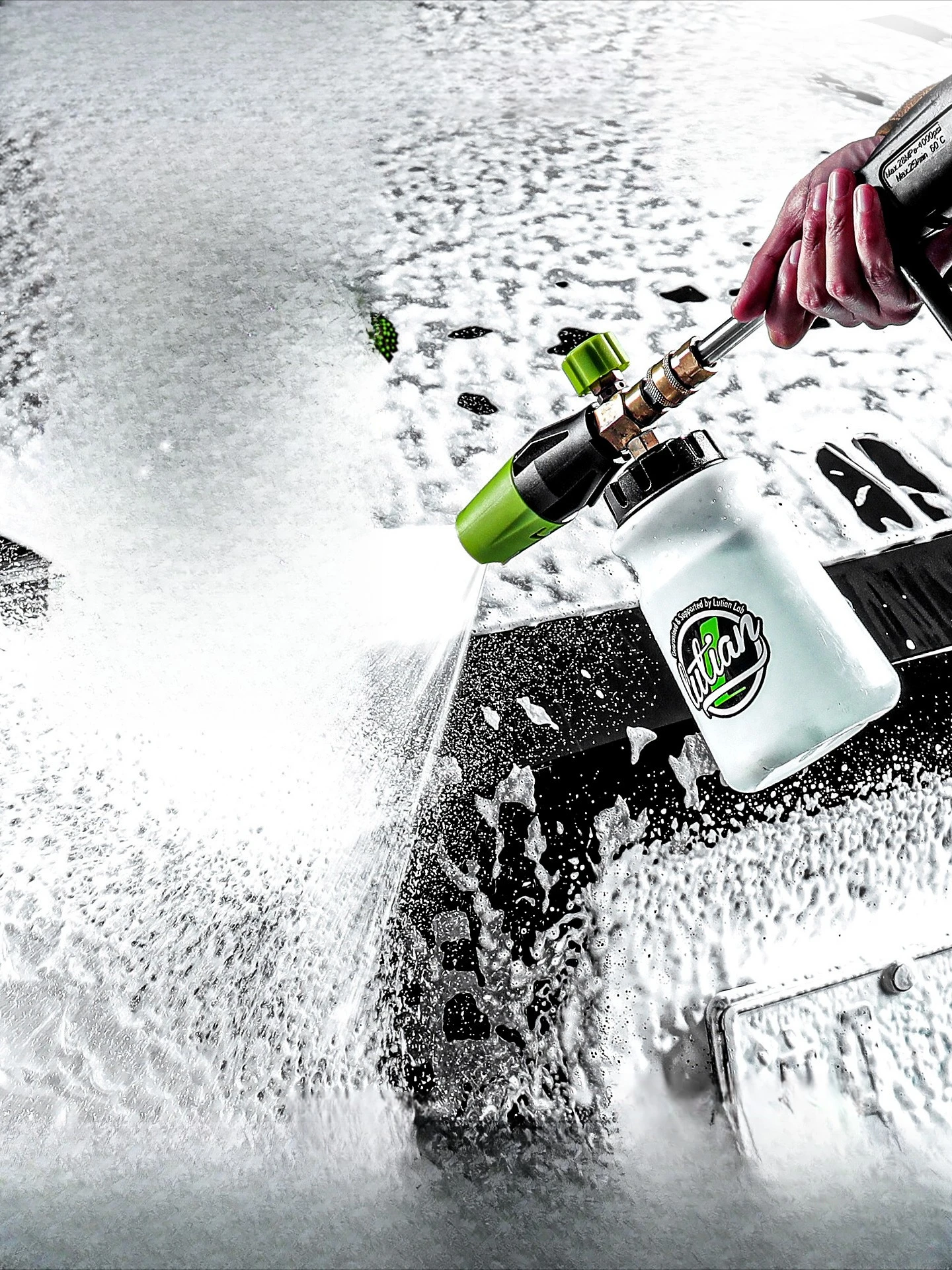 Car wash foam watering can High pressure car wash machine Household water gun head Special foaming artifact tool