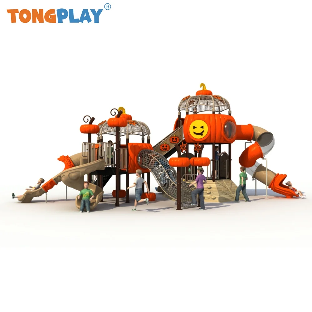 Tong play Pumpkin Series Large Factory Friendly Material Climb Park Children Amusement Equipment Beach Outdoor Playground Slide