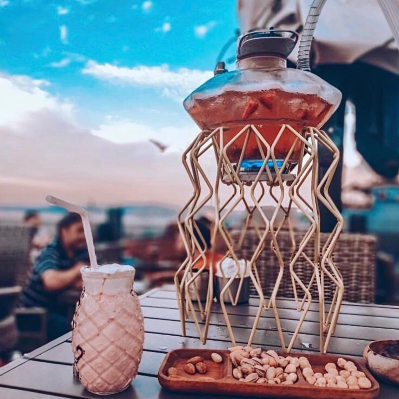 

Dubai imported hookah Medusa nautilus jellyfish pot noble fancy fruit