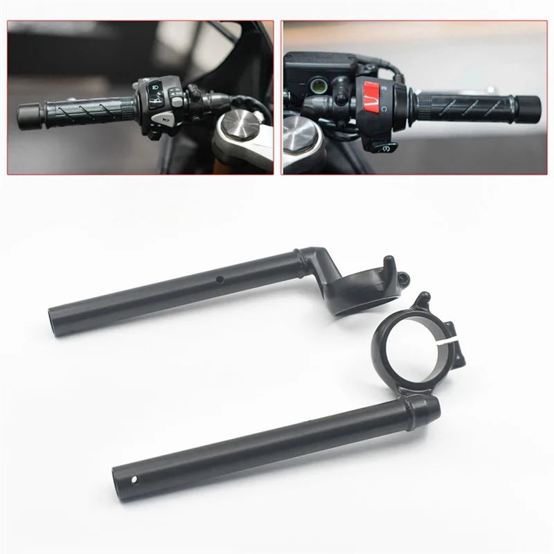 Obrázek 6: Dependable-motorcycle černá madlo pult připínací vidlička trubice řídítka pro Honda CBR650R CBR 650R 2019-2023