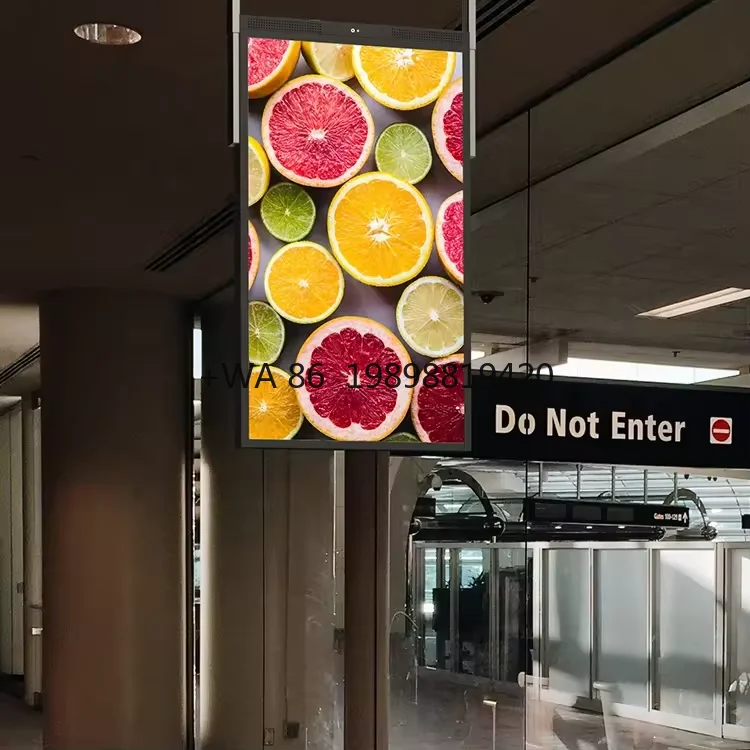 

3000~3500nits 55 Inch Lcd Advertising Screen Display Double Sided Media Player Digital Signage Double Touch Screen Totem